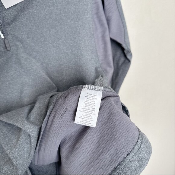 Levelwear Womens Small Engergy Zip Heather Charcoal Pullover - Picture 8 of 13